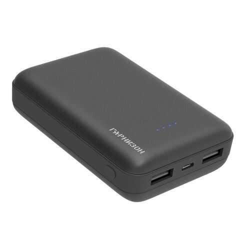 Внешний аккумулятор powerbank Гарнизон GPB120 10000 мА-ч, 2USB, 2.1A черный в Ростелеком