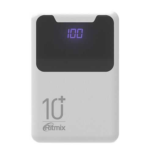 Внешний аккумулятор Ritmix RPB-10005 1\0000 мА-ч 2USB 2,1 А White в Ростелеком