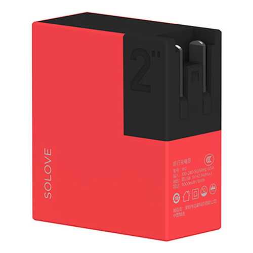 Внешний аккумулятор Xiaomi SOLOVE 5000 mAh Red в Ростелеком