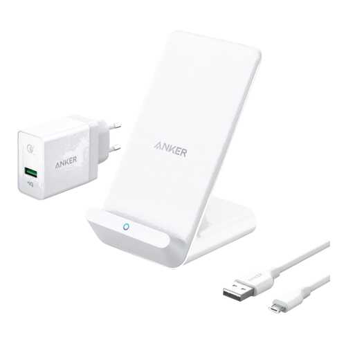 Беспроводное зарядное устройство Anker PowerWave 7,5W Stand White в Ростелеком