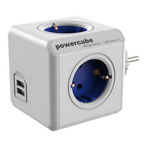 Сетевое зарядное устройство Allocacoc PowerCube 2 USB 4,2A White в Ростелеком