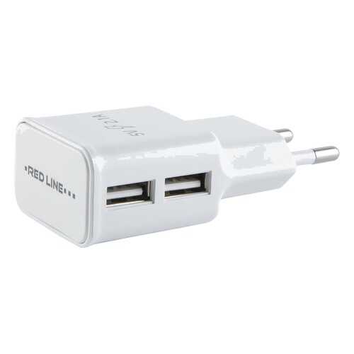 Сетевое зарядное устройство Red Line 2 USB , 2.1A + 8pin для Apple, White в Ростелеком