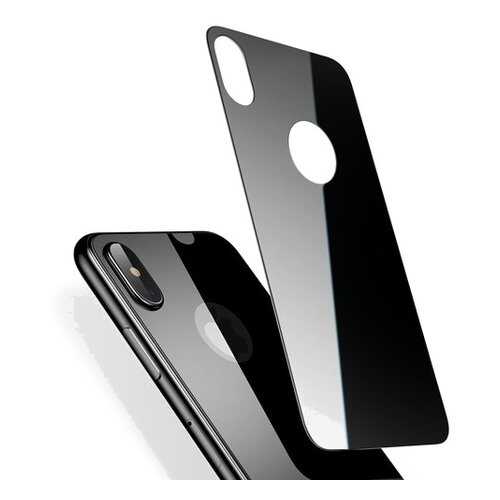 Защитное стекло Baseus для Apple iPhone X Black в Ростелеком