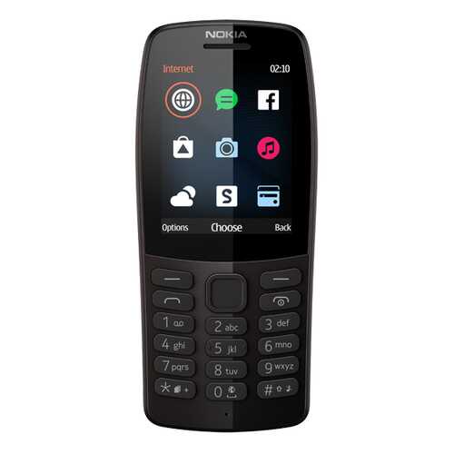 Мобильные телефон Nokia 210 TA-1139 DS Black в Ростелеком