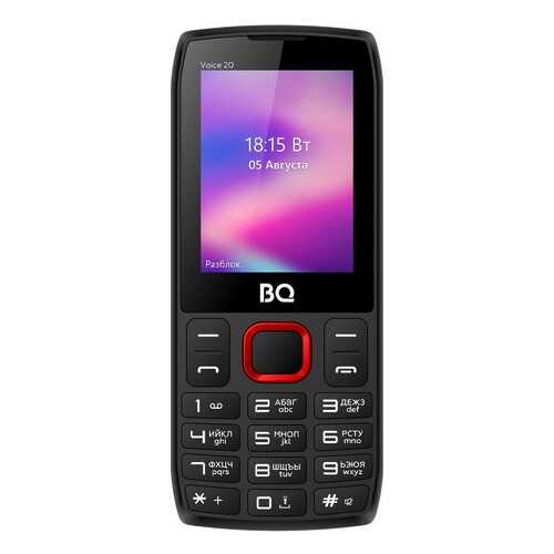 Мобильный телефон BQ 2400L Voice 20 Black/Red в Ростелеком