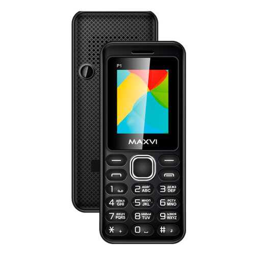 Мобильный телефон Maxvi P1 (2 SIM) Black в Ростелеком